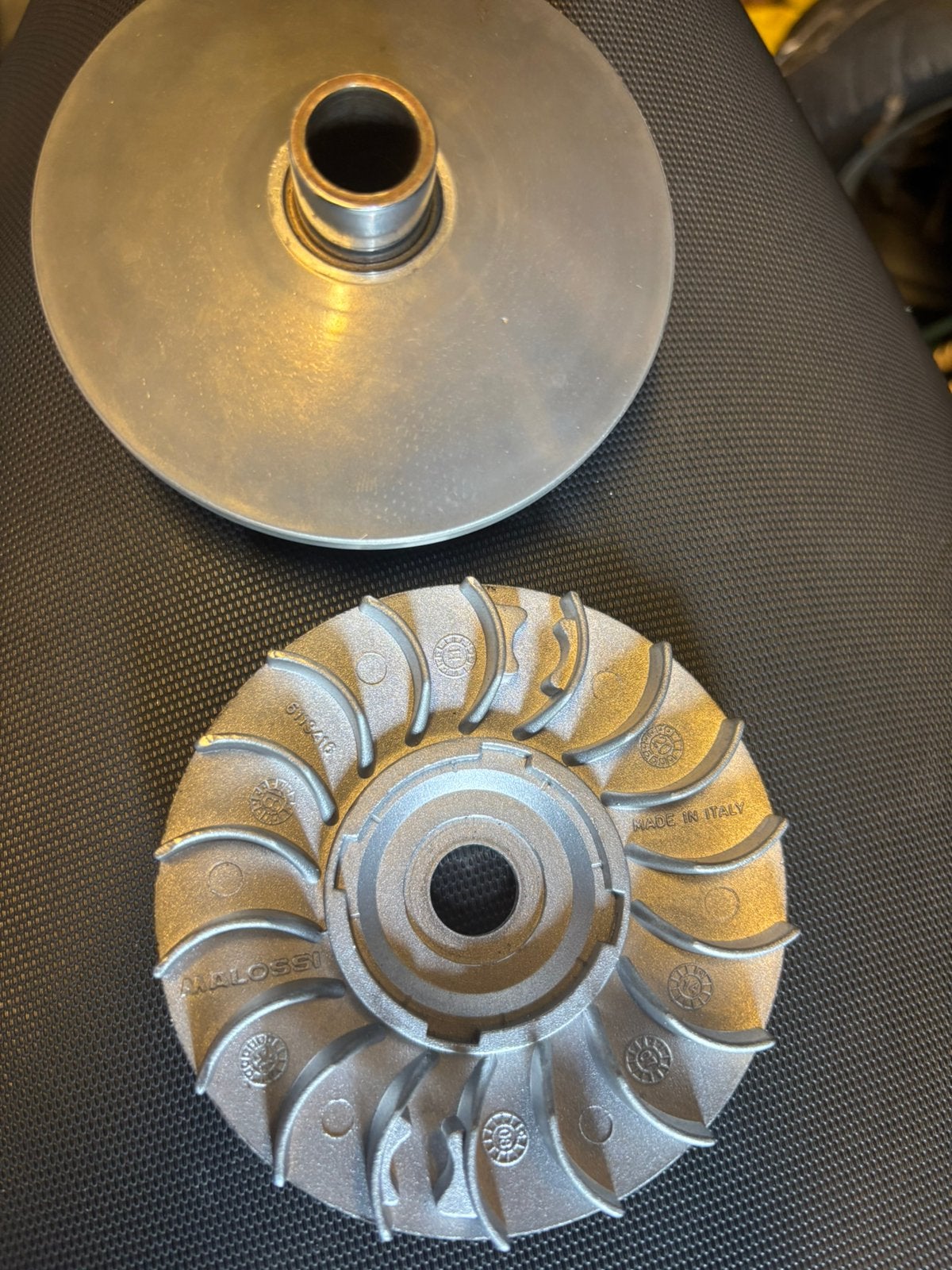 Malossi vario & Malossi MHR halfpoulie piaggio 50cc, Ophalen