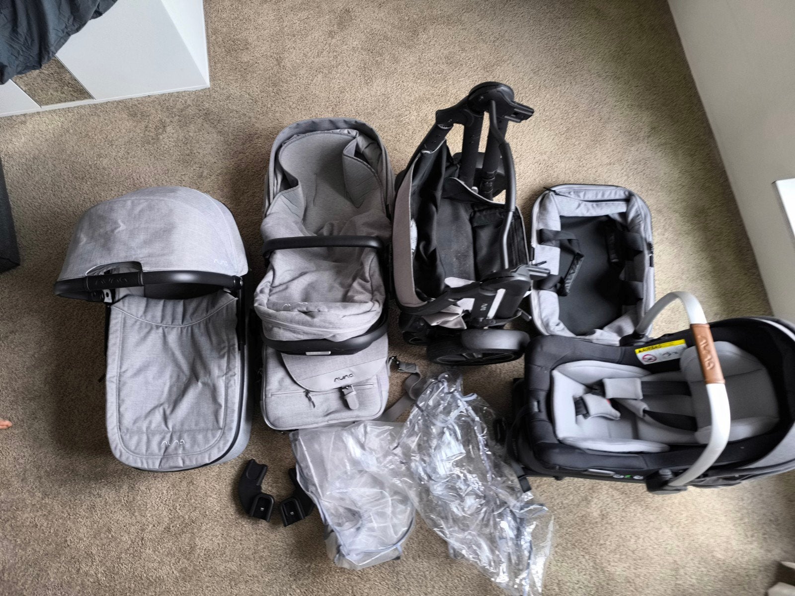 Nuna Demi Grow 3-in-1 Kinderwagen Set - Compleet!, Ophalen of Verzenden
