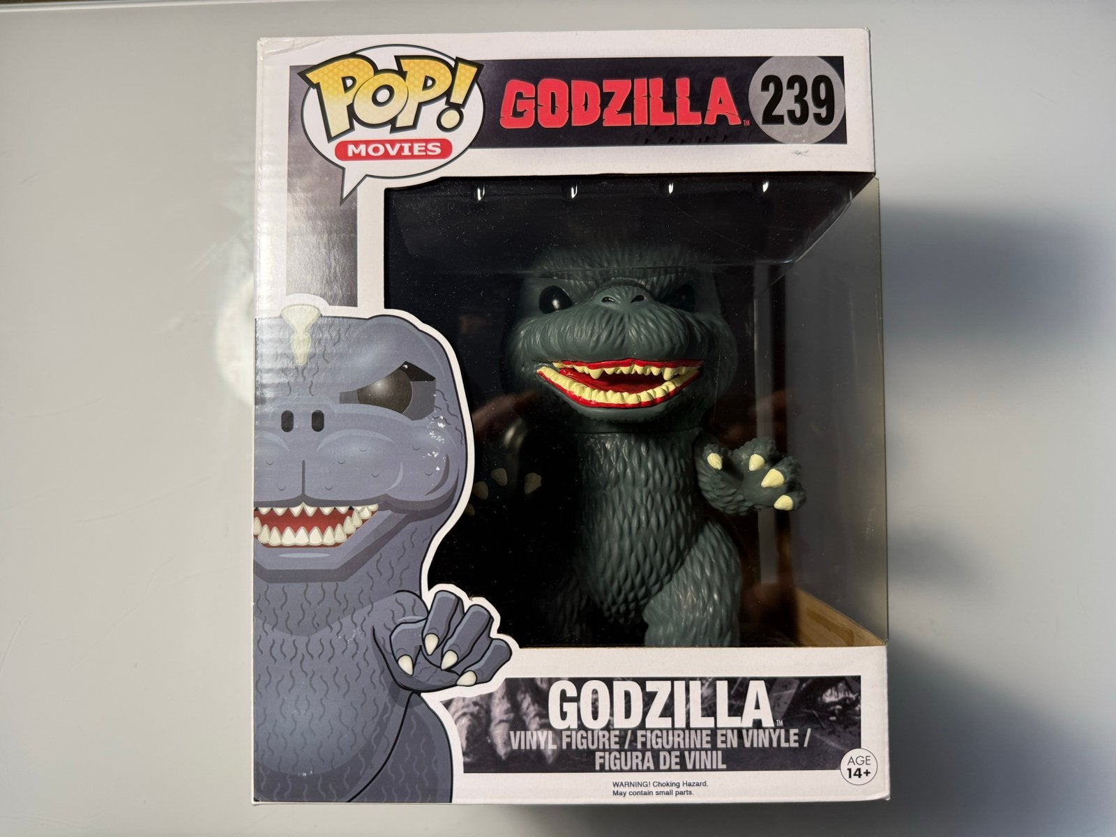 Funko Pop! Godzilla #239 6 inch Vaulted 2015 in doos, Ophalen, Zo goed als nieuw