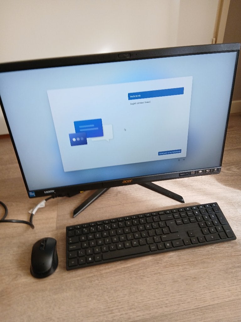 Acer aspire C24 all in one pc, 8 GB, Zo goed als nieuw, SSD, Intel Core i5