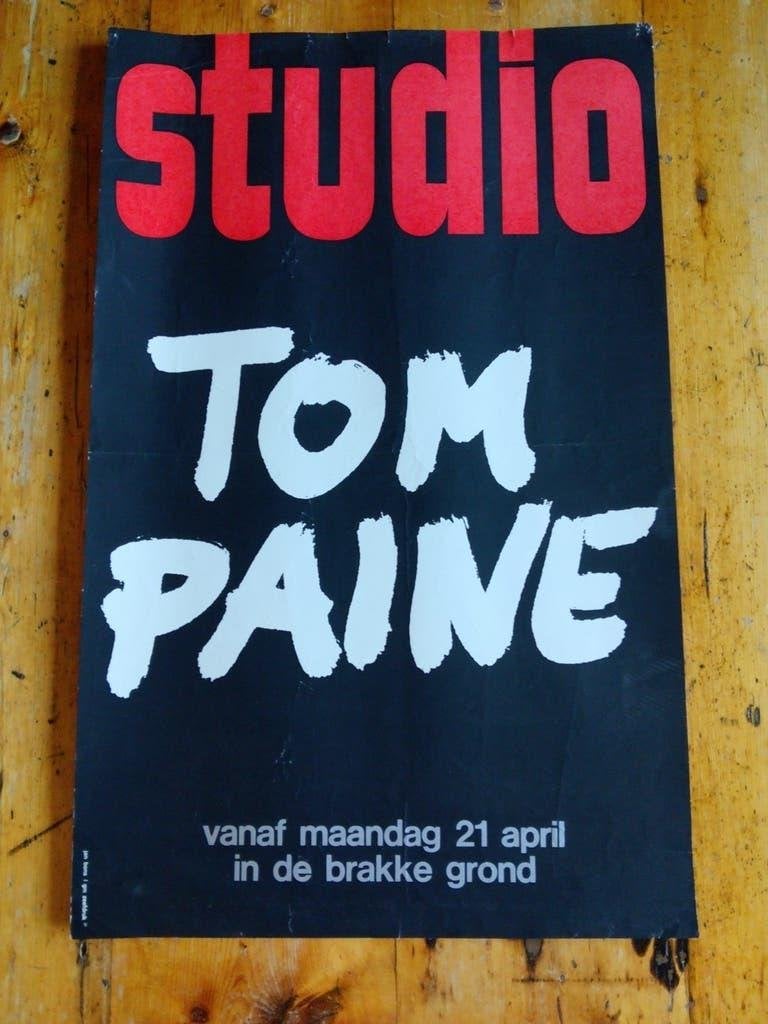 Studio Tom Paine - Jan Bons / GM Zeefdruk, Ophalen of Verzenden, A1 t/m A3, Film en Tv, Rechthoekig Staand