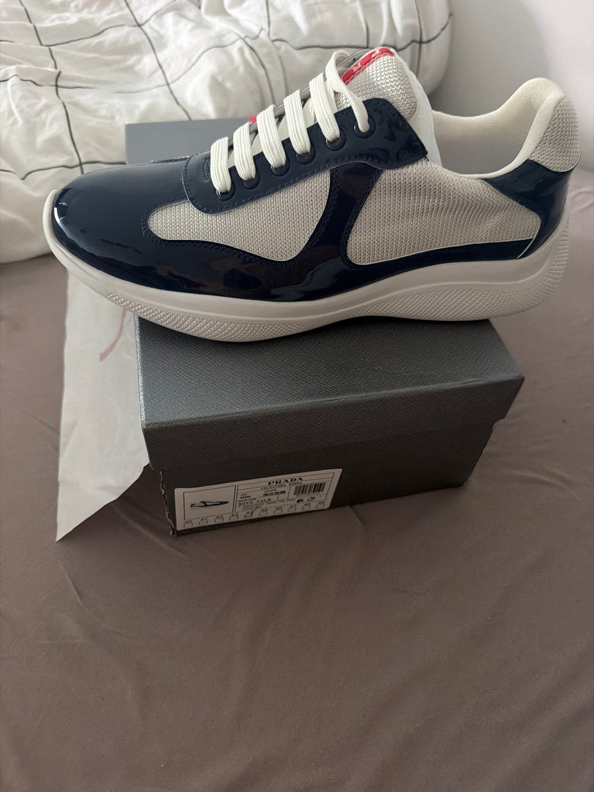 Prada Sneakers  maat 44, Ophalen of Verzenden, Nieuw, Blauw, Sneakers of Gympen