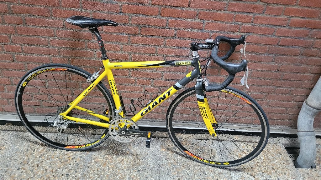 Giant TCR ONCE Team Edition-Mavic Cosmic wielen, Ophalen, Gebruikt, Velgrem, Versnellingen