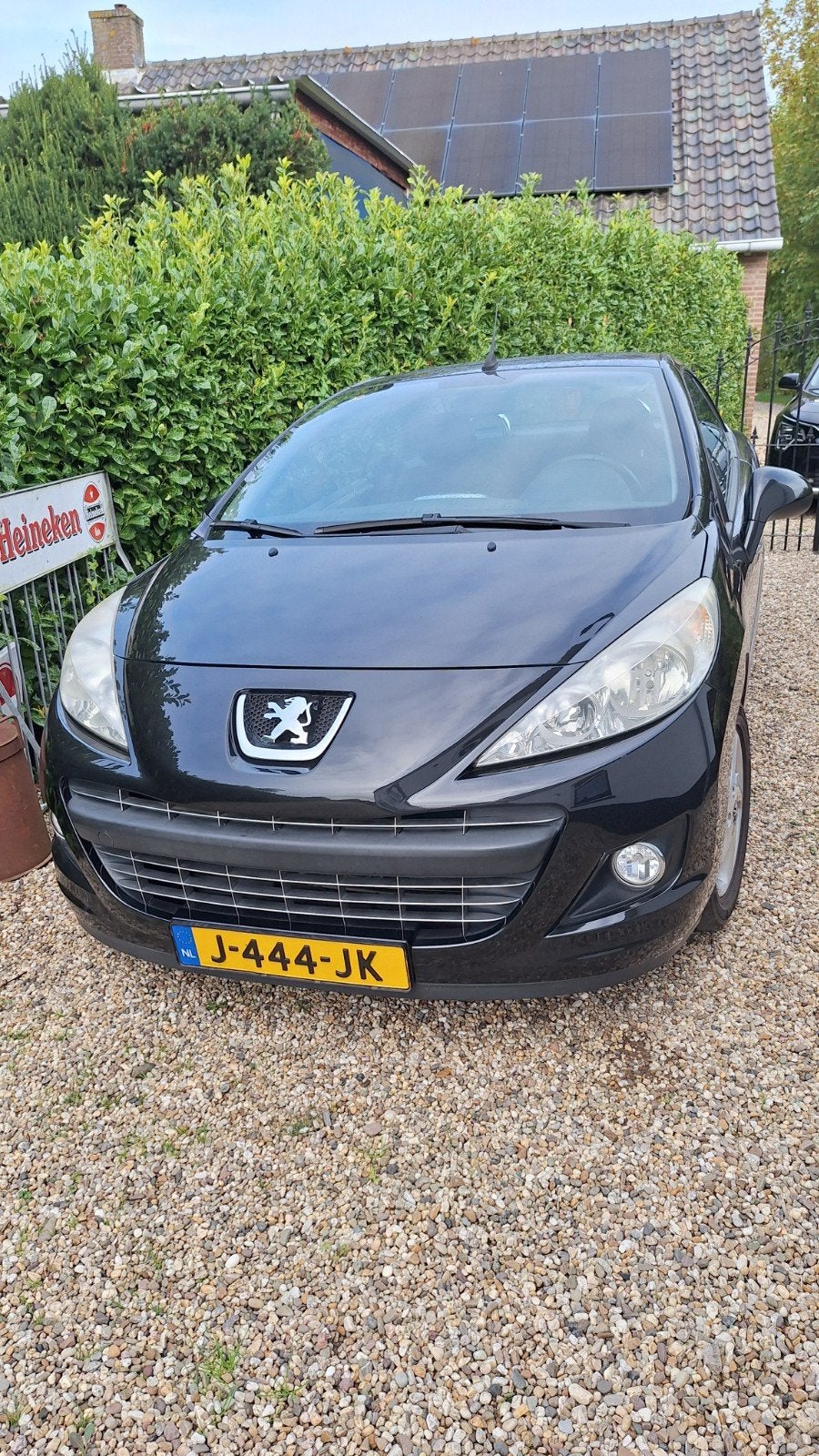 Peugeut 207cc zwart okt 2009, Voorwielaandrijving, Stof, 4 cilinders, Cabriolet