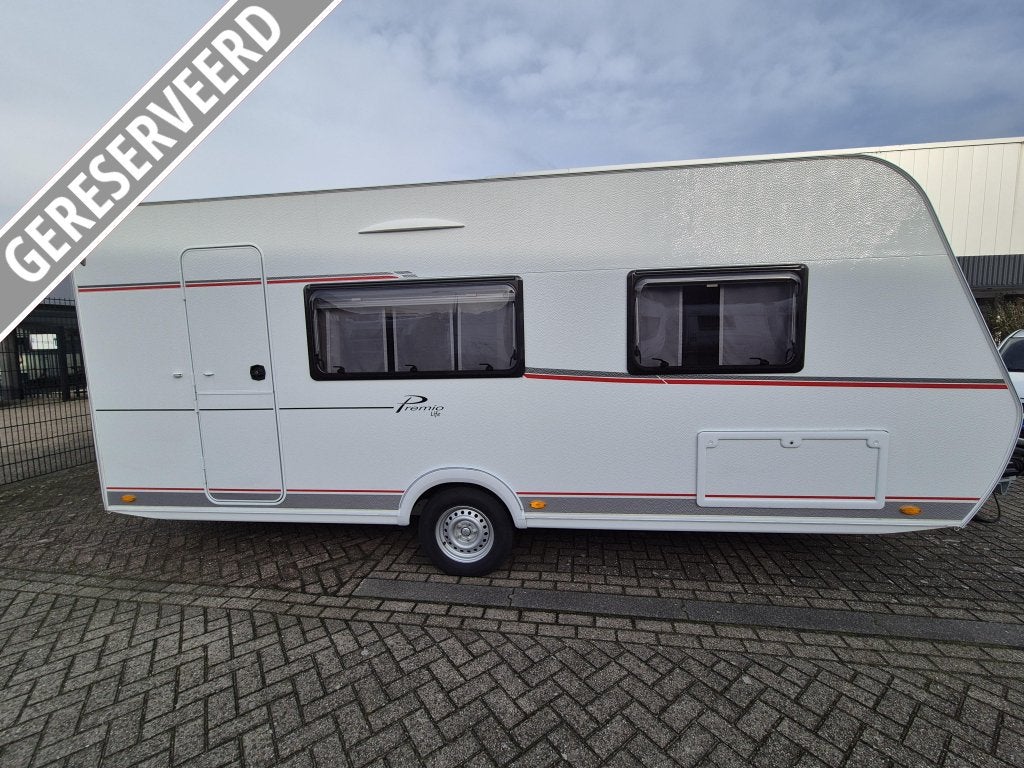 Bürstner Premio Life 480 TS NIEUW bed 200x160, Caravans en Kamperen, Caravans, Schokbreker, Treinzit, Particulier, Overige typen