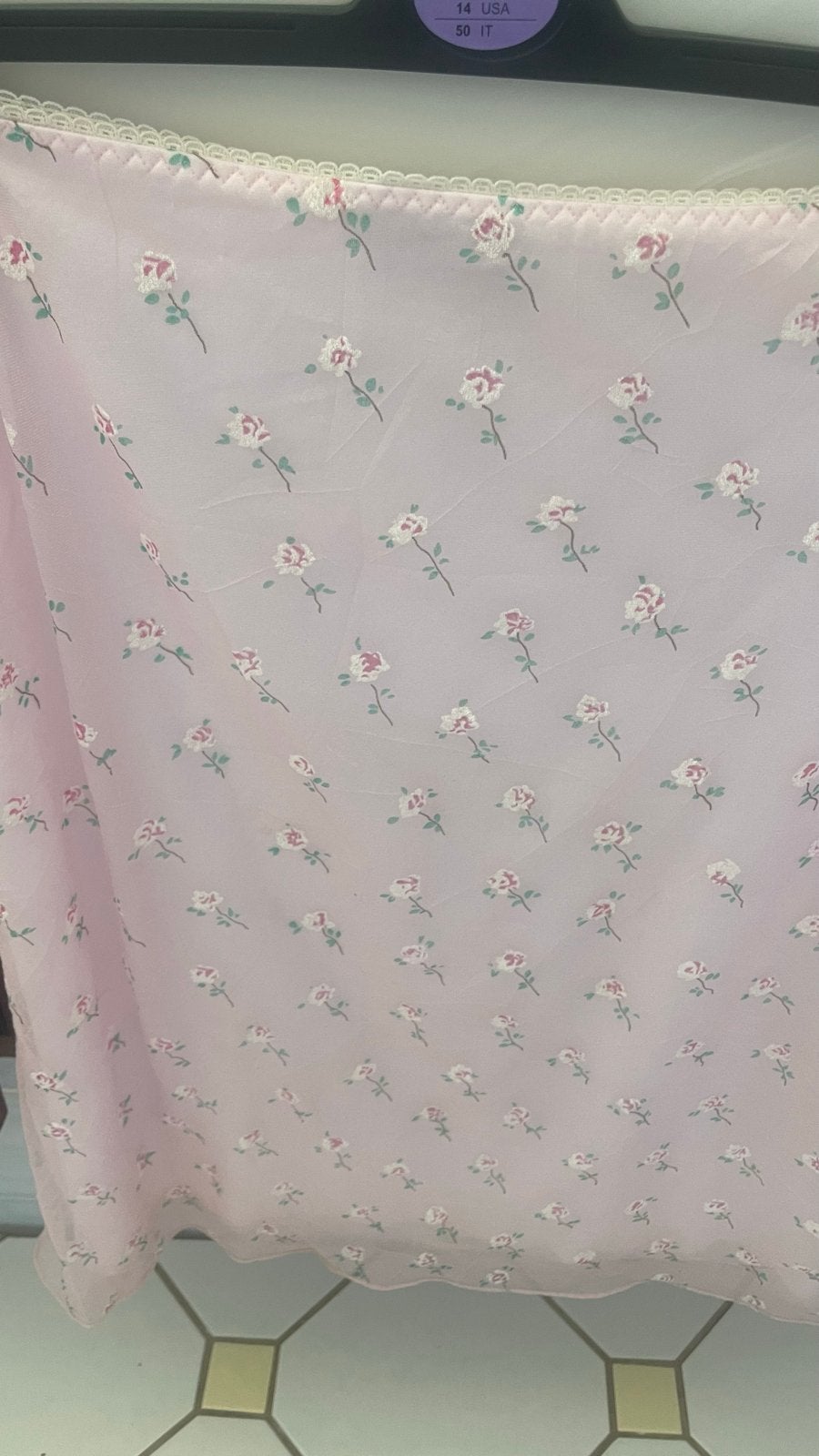 Kookai Roze rok met Bloemenprint - Maat 40), Maat 38/40 (M), Ophalen of Verzenden, Zo goed als nieuw, Roze