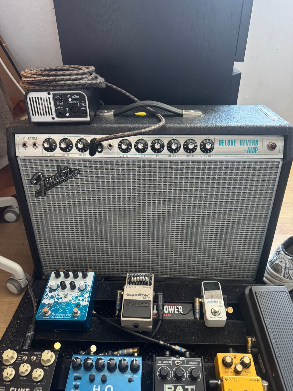 Fender custom deluxe reverb 68, Muziek en Instrumenten, Ophalen, Zo goed als nieuw, Minder dan 50 watt