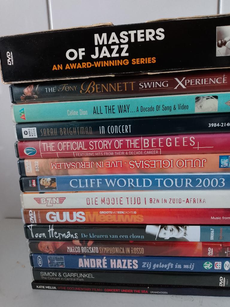 14 Muziek DVD’s – Concerten Documentaires en Jazz Box, Alle leeftijden, Boxset, Muziek en Concerten, Ophalen of Verzenden