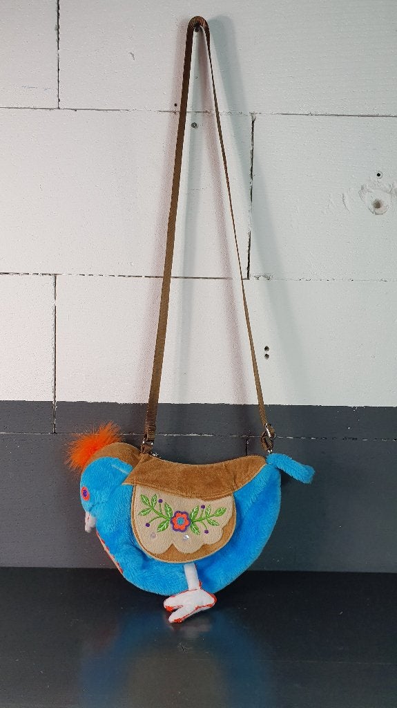 Oilily Vogel tas, handtas in vrolijke kleuren. 7A11, Tweedehands verkoop, Tweedehands verkoop, Gebruikt, Overige kleuren
