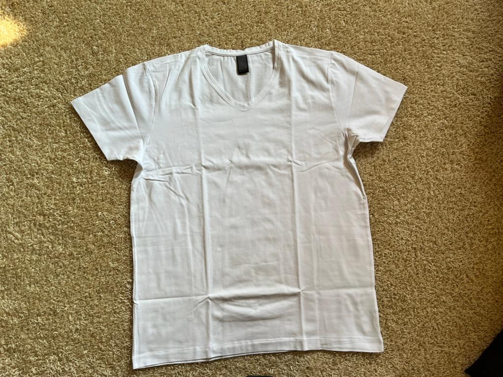 Cult Edition basic V-hals shirt wit mt. XXL, Kleding | Heren, T-shirts, Ophalen of Verzenden, Zo goed als nieuw, Overige maten