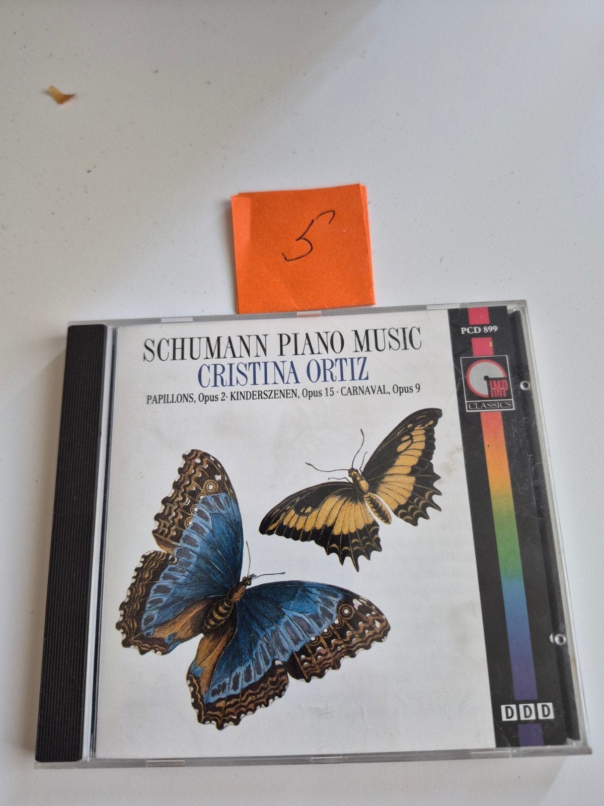 Schumann Piano Music - Cristina Ortiz CD, Gebruikt, Ophalen of Verzenden, Romantiek, Inclusief doosje