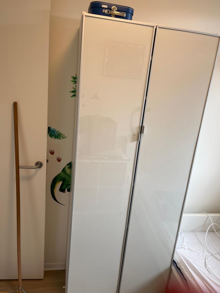 Billy Boekenkast met deuren - aanpasbaar als kinderkledingka, Ophalen, Gebruikt, 200 cm of meer, 50 tot 100 cm