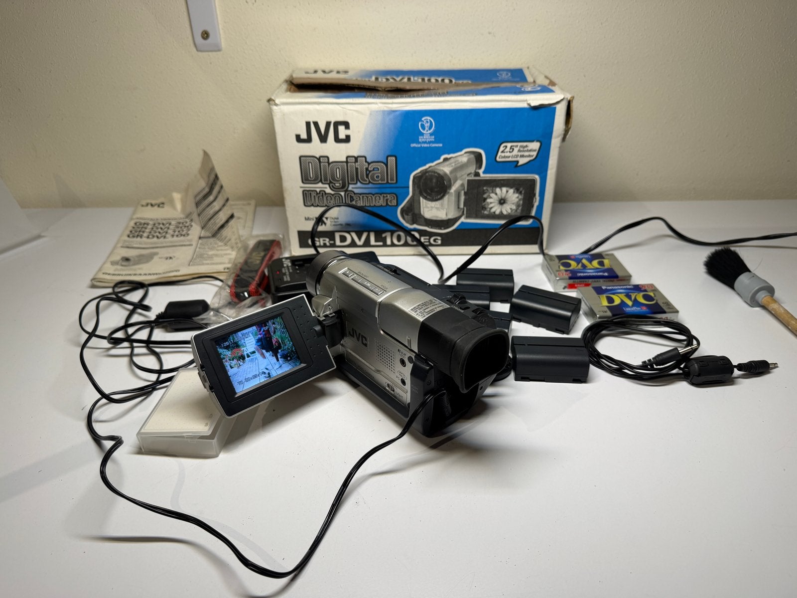 JVC GR-DVL100EG Digitale Video Camera - Mini DV Camcorder, Mini dv, Gebruikt, JVC, Camera