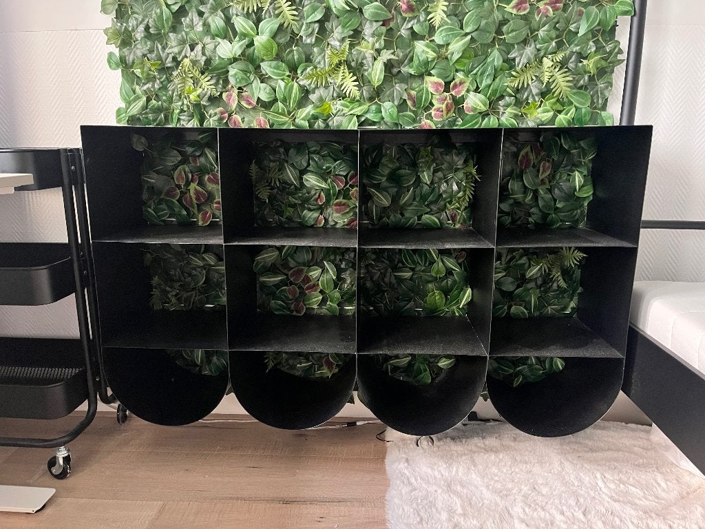 Jotex WAWAY Zwart Metalen Schoenenrek / Wandrek (120x70), Ophalen, Zo goed als nieuw