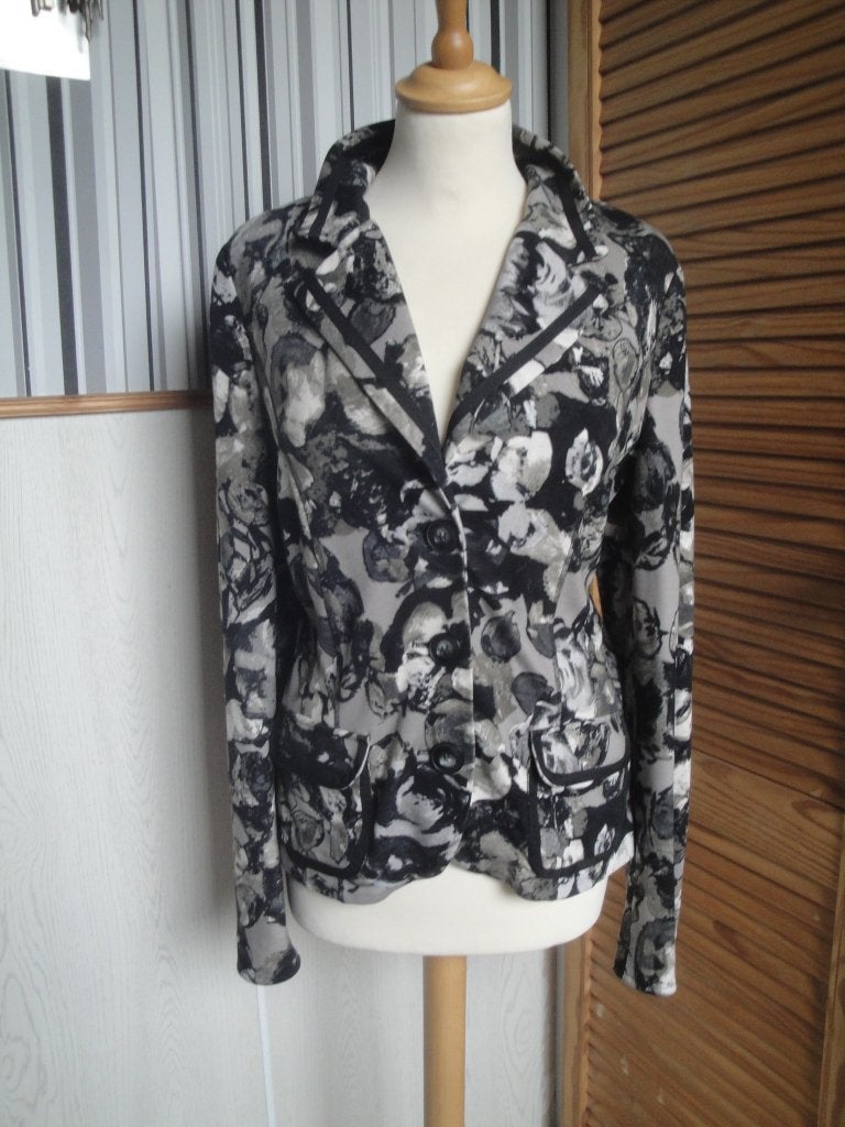 WITTEVEEN zwart/grijs/beige jasje maat M (z.g.a.n.), Kleding | Dames, Meerkleurig, Maat 42/44 (L), Ophalen of Verzenden, Zo goed als nieuw
