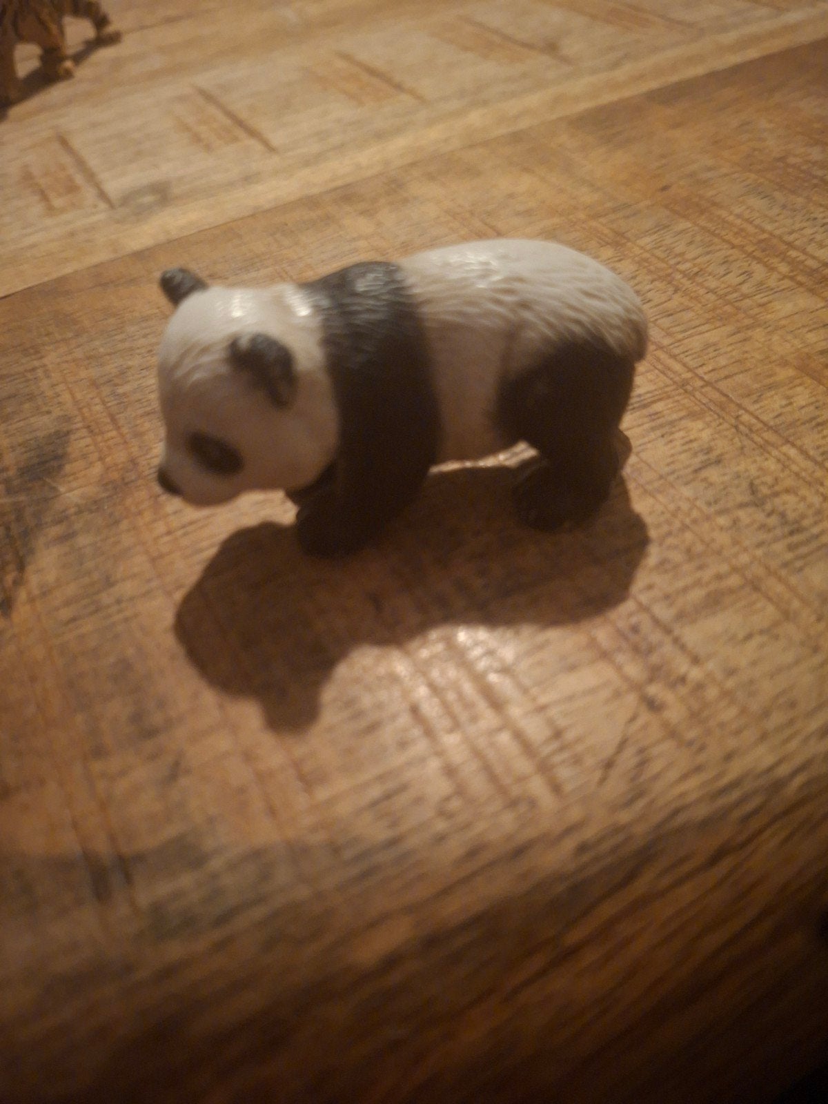schleich panda jong, Ophalen of Verzenden, Gebruikt, Wild dier, Beeldje of Figuurtje