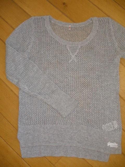 SUPER DRY trui grijs maat S, Maat 38/40 (M), Superdry, Ophalen of Verzenden, Zo goed als nieuw