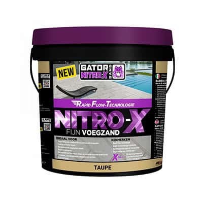 Nitro x fijn voegzand taupe 2 emmers 100 euro, Dieren en Toebehoren, Ophalen of Verzenden