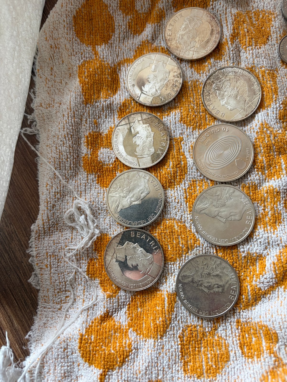 Verzameling Nederlandse 10 Gulden Zilveren Munten, Postzegels en Munten, Ophalen, Setje, Koningin Beatrix, Zilver