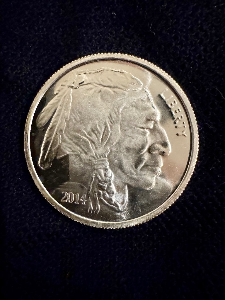 1 oz Buffalo 2014 .999 zilver munten, Ophalen of Verzenden, Zilver