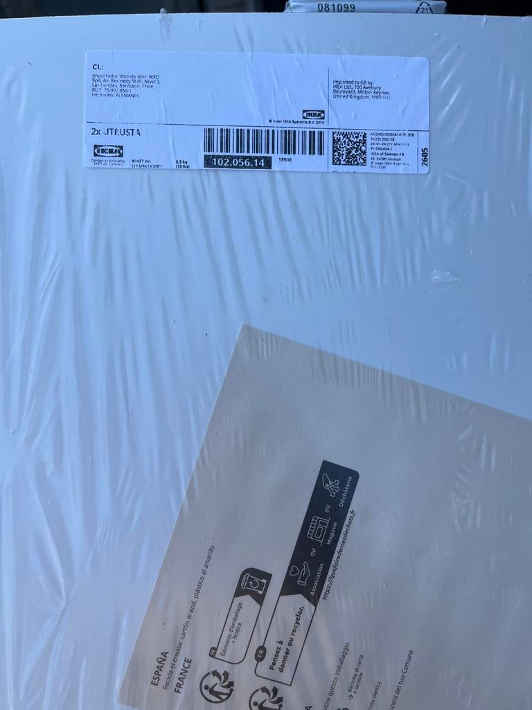 4 IKEA Utrusta planken (2 sets) inclusief montage, Ophalen of Verzenden, Nieuw