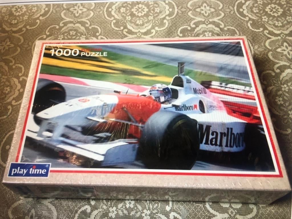 Play Time Formule 1 Puzzel 1000 stukjes, Ophalen of Verzenden, 500 t/m 1500 stukjes, Nieuw, Legpuzzel