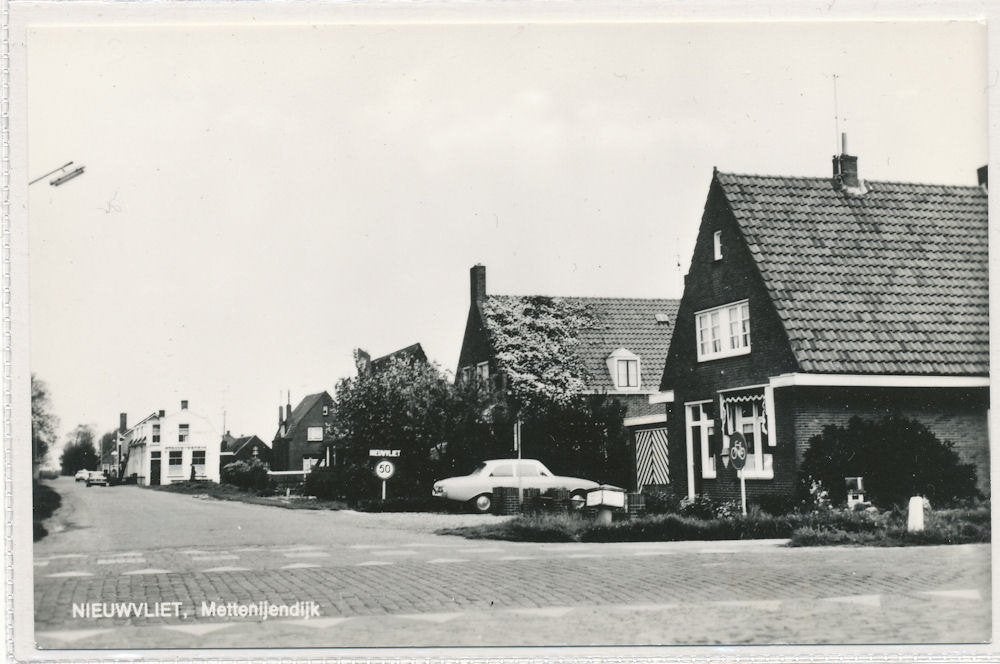 Nieuwvliet - Mettenijendijk   1983, Ophalen of Verzenden, 1980 tot heden, Ongelopen, Zeeland