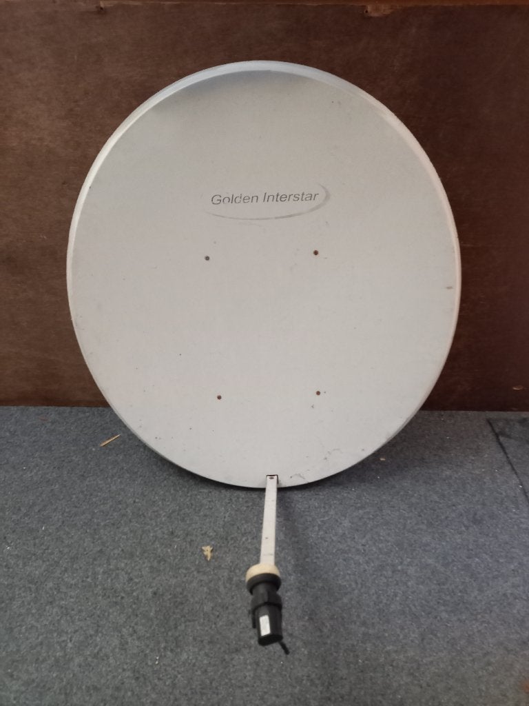 satellietschotel (groot) met LNB en bevestiging, Ophalen, Gebruikt, (Schotel)antenne, Overige merken