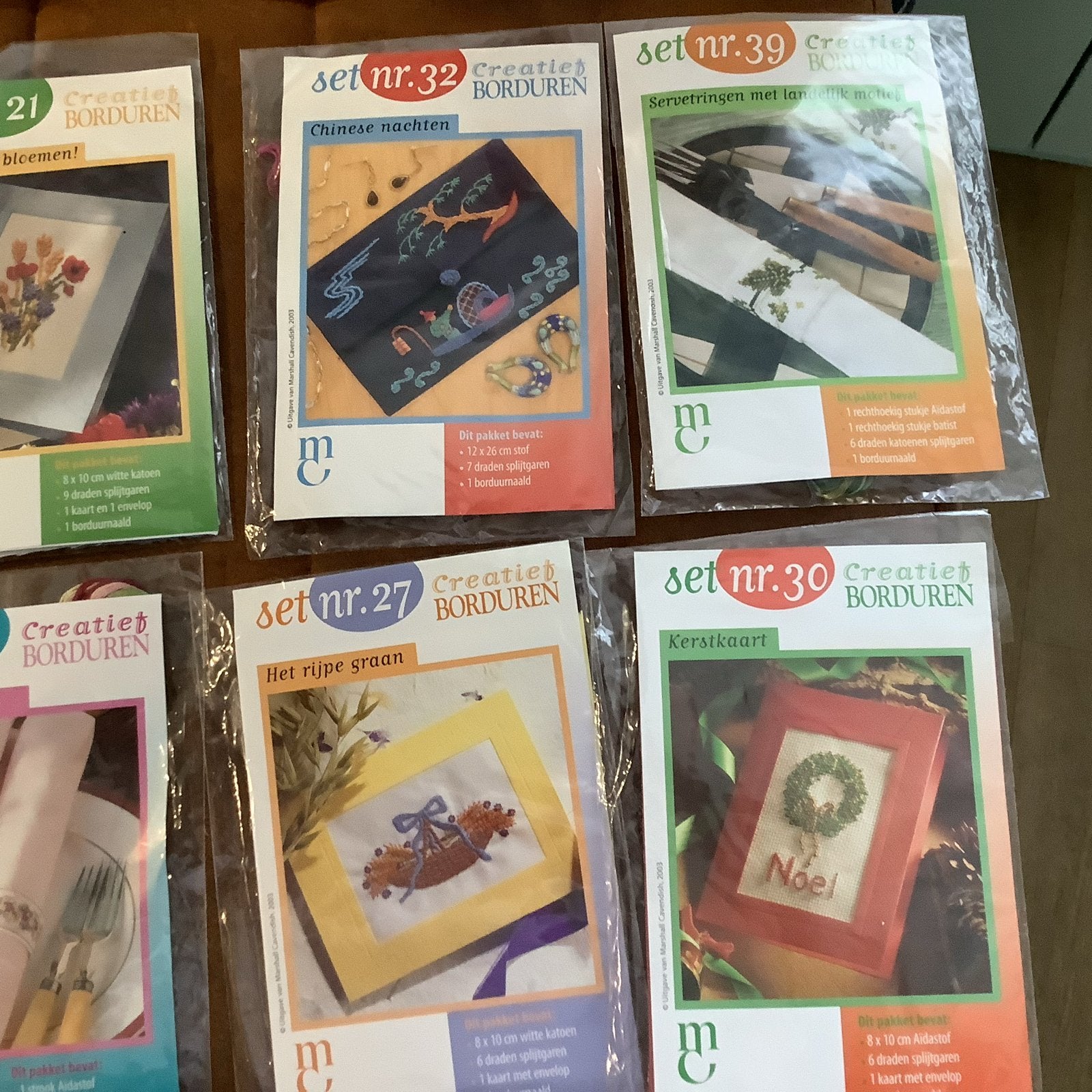 Borduurpakketjes - Nieuw in verpakking, Hobby en Vrije tijd, Borduren en Borduurmachines, Ophalen of Verzenden, Nieuw, Handborduren