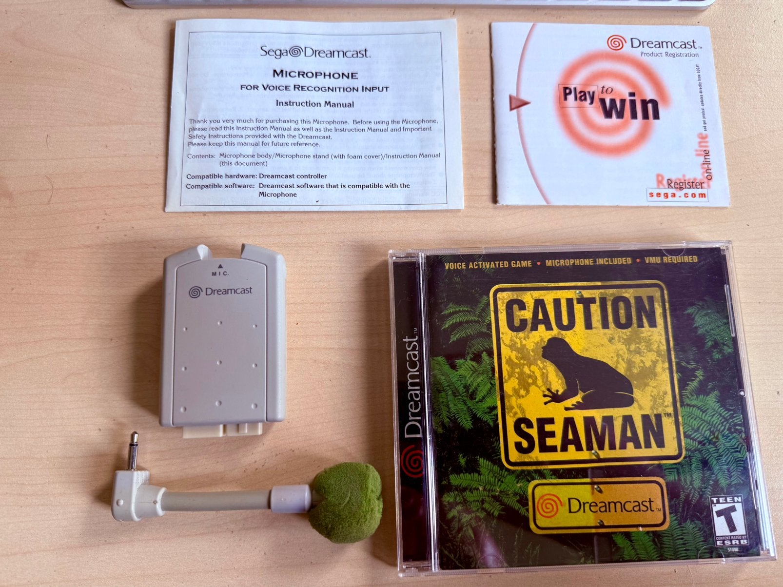 Dreamcast Seaman NTSC-US Compleet in Doos (CIB) + Microfoon, Overige genres, 1 speler, Eén computer, Ophalen of Verzenden