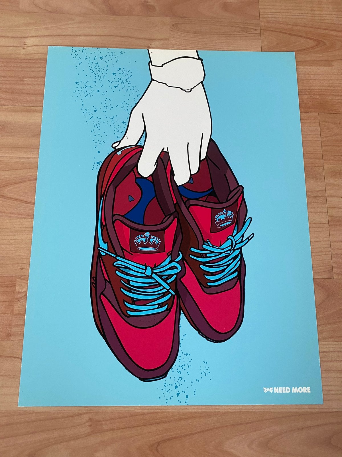 Getekende poster Nike Air Max 1 Amsterdam, Rechthoekig Staand, Nieuw, Ophalen of Verzenden, A1 t/m A3