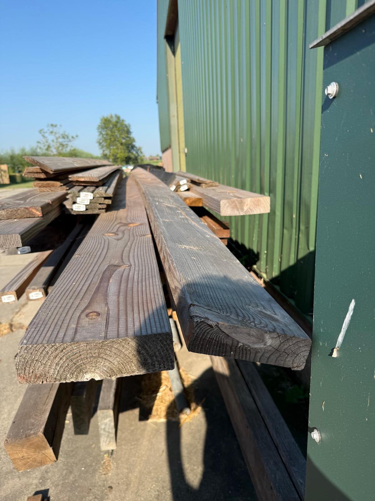Partij douglas hout, Ophalen, Zo goed als nieuw, 250 cm of meer, Balken