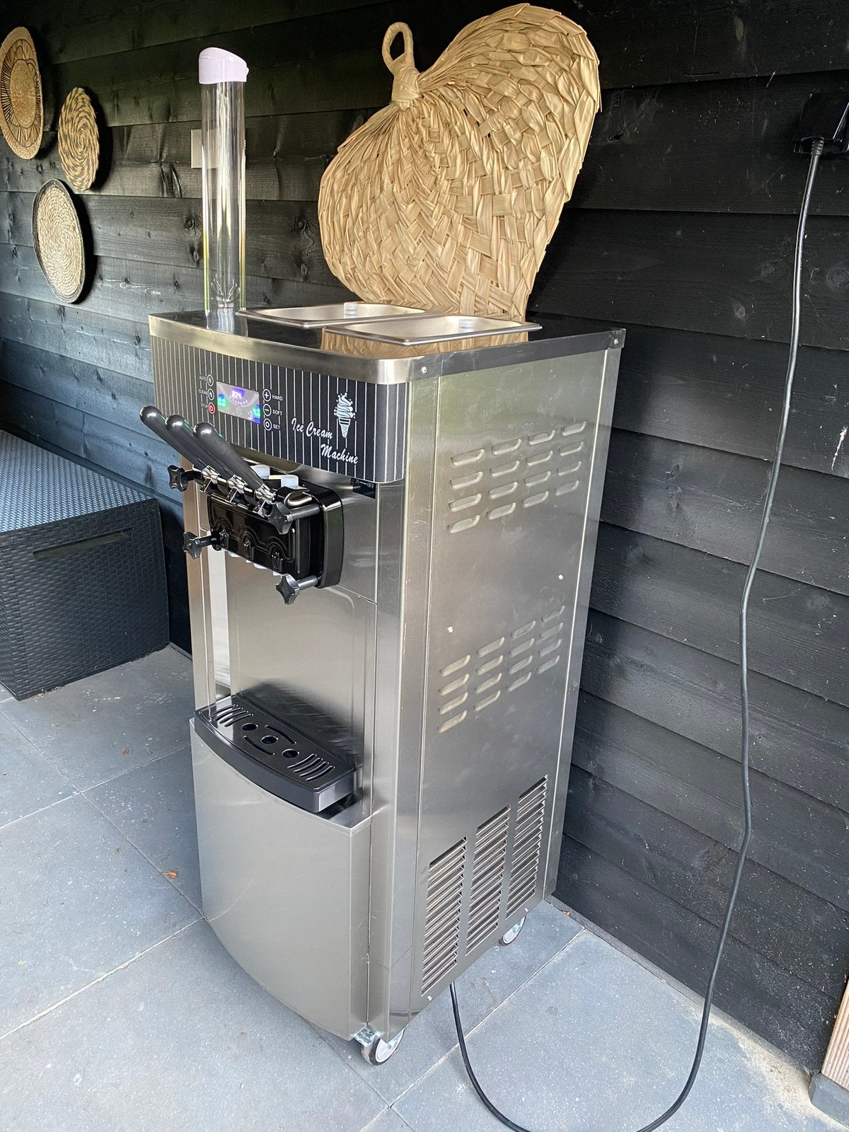 Softijsmachine Ice Cream Maker 3 Smaken Ijs Machine, Ophalen, Koelelement, ., Nieuw
