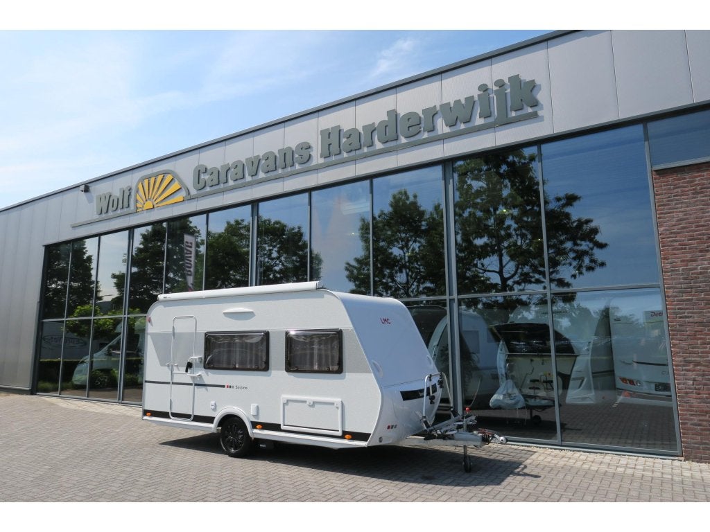LMC Sassino 430 D MOVER+CASSETTEL.+FIETSEND, Caravans en Kamperen, Caravans, Bedrijf, Treinzit, 4 tot 5 meter, LMC en Münsterland