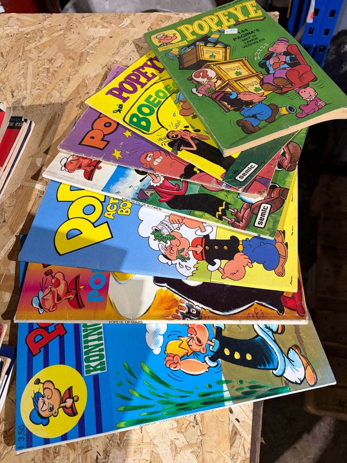 Popeye Stripboeken Collectie - Diverse Uitgaven, Meerdere stripboeken, Ophalen, Gelezen