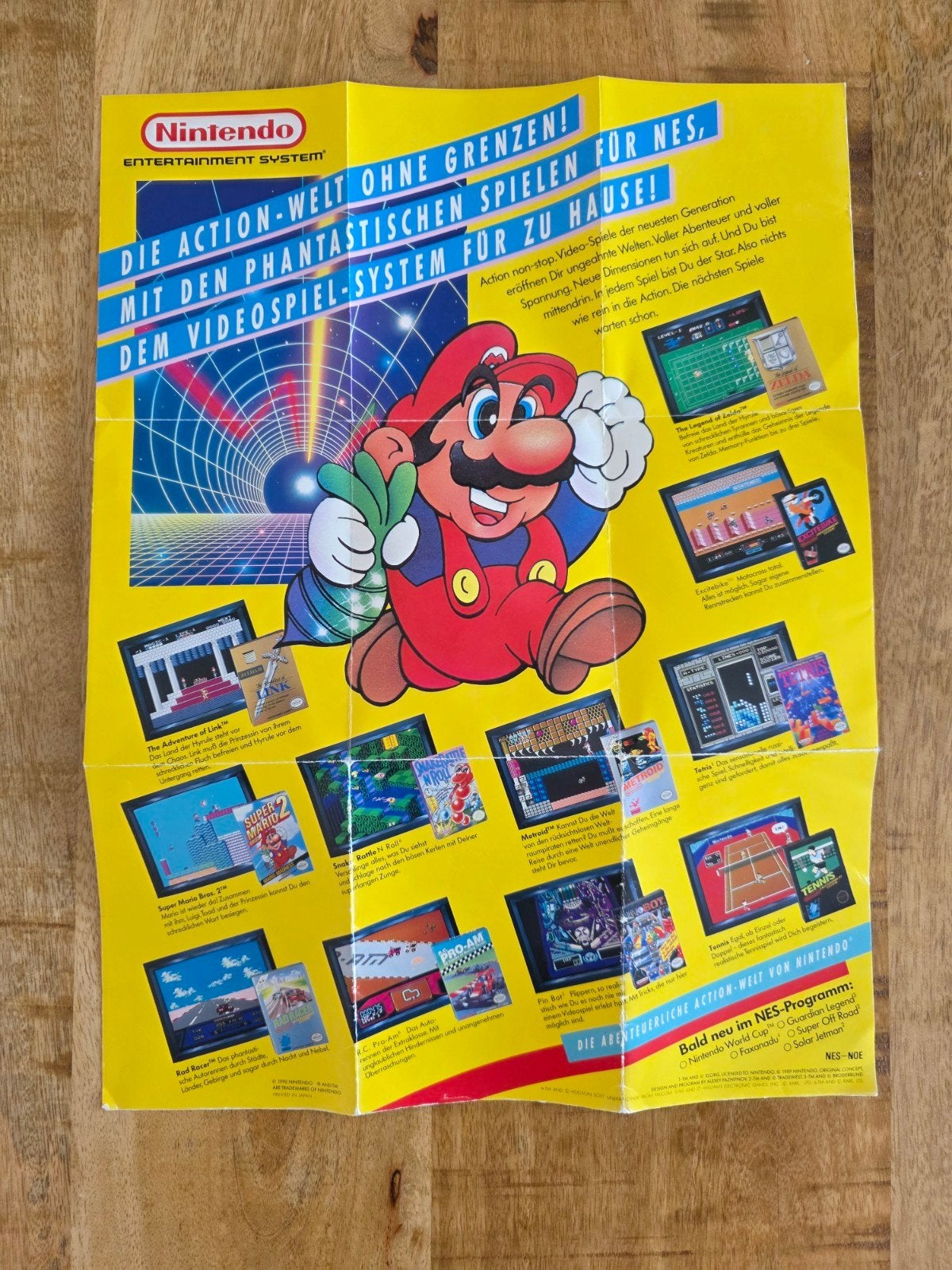 Nintendo NES/Game Boy poster, Spelcomputers en Games, Ophalen of Verzenden, Zo goed als nieuw