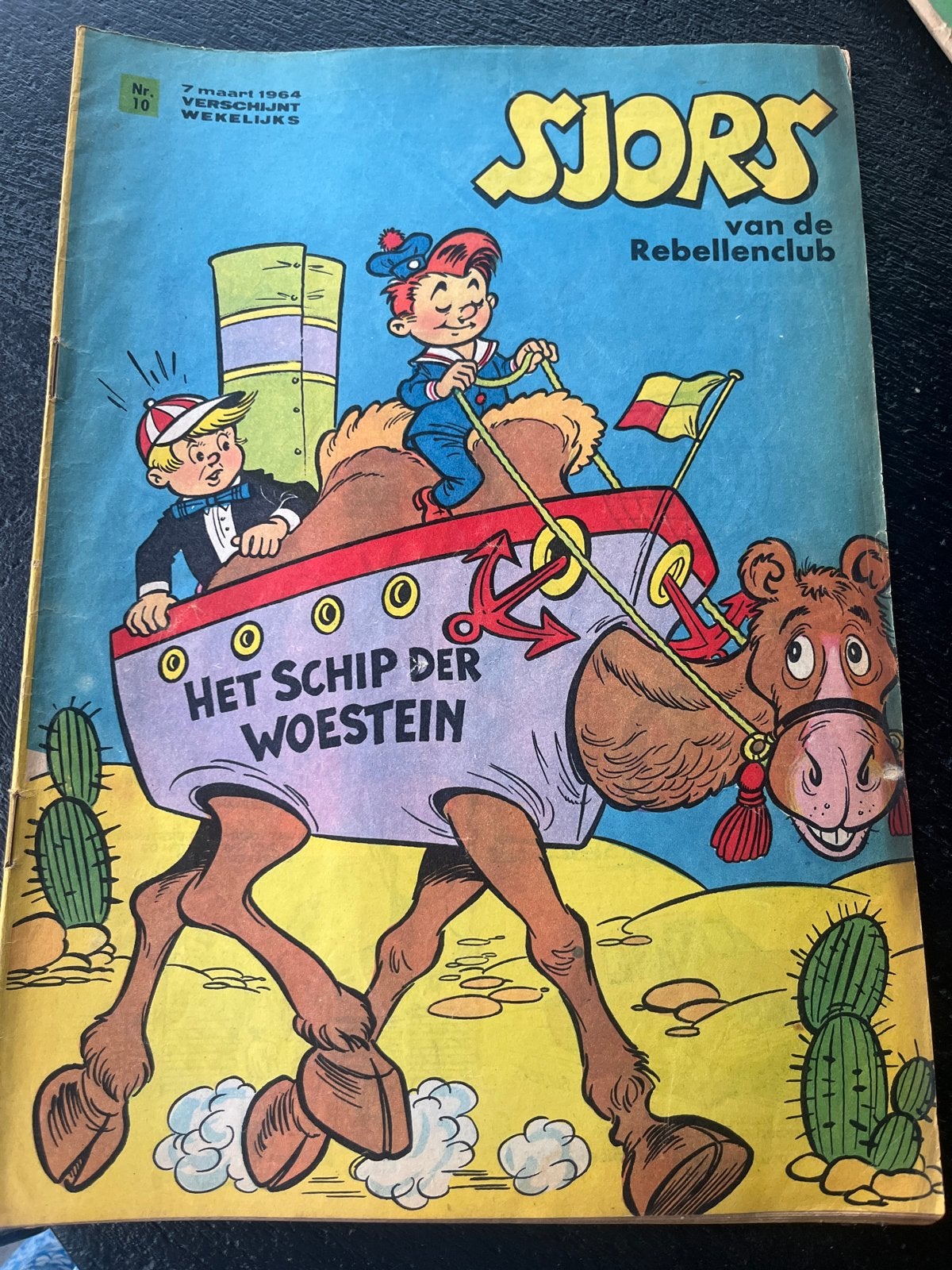 Sjors van de Rebellenclub - Nr. 10 - 2 maart 1964, Ophalen of Verzenden, Gelezen, Overige typen