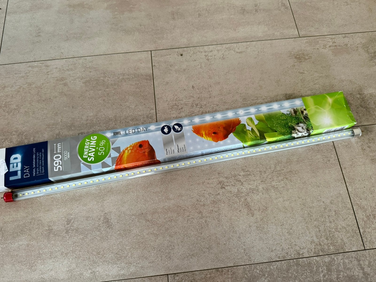 Nieuwe Jewel Day 11W 9000k 1400 lumen LED TL balk lamp, Dieren en Toebehoren, Vissen | Aquaria en Toebehoren, Ophalen of Verzenden