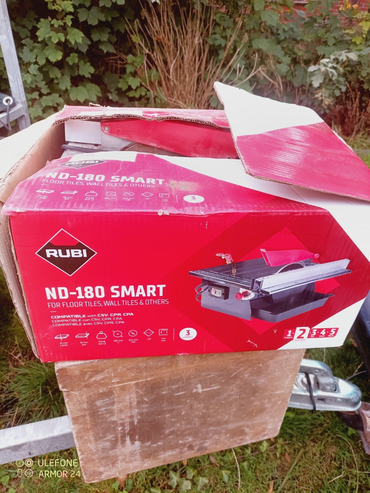 Rubi ND-180 Smart Tegelzaag - Gebruikt, Goede Staat, Ophalen of Verzenden, Gebruikt, Overige typen, Rubi