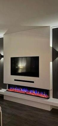 3D Sfeerhaard met Warmtefunctie - Elektrisch 183cm, Huis en Inrichting, Haarden, Nieuw, Elektrische haard, Ophalen