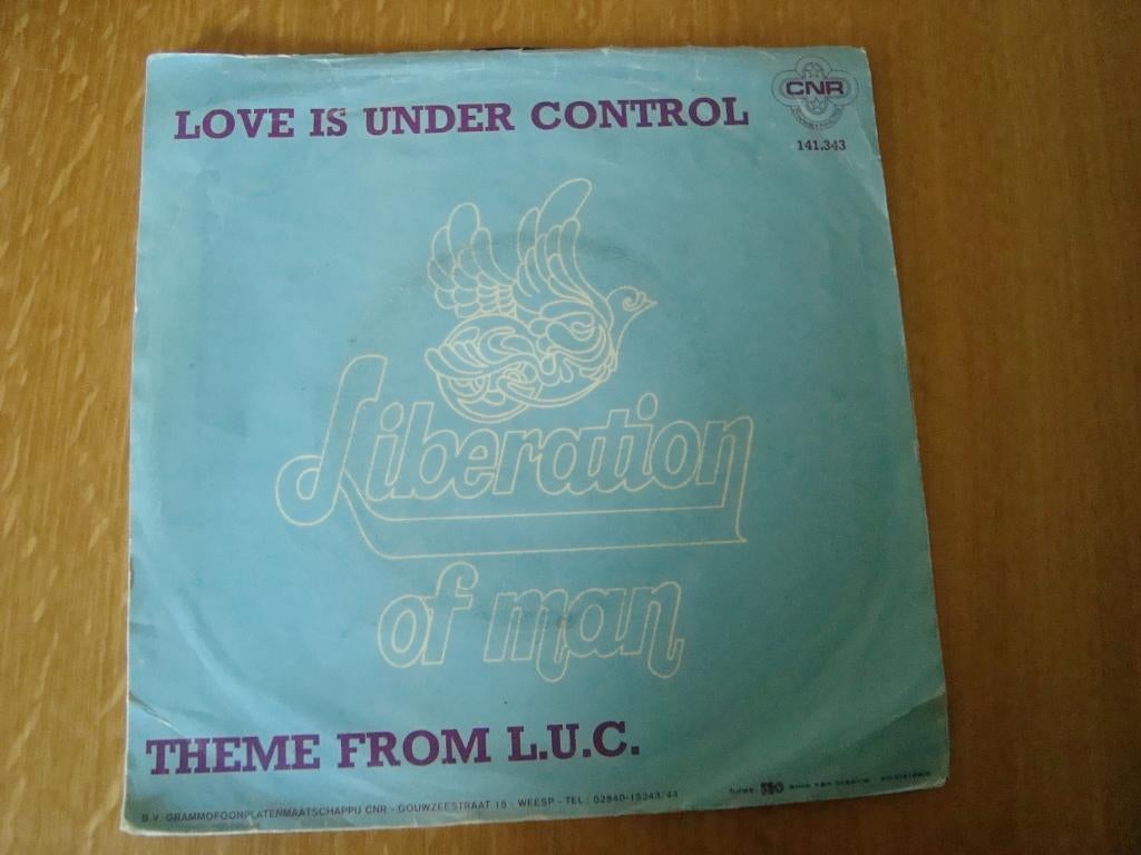 Liberation of man - love is under contro, Ophalen of Verzenden, Zo goed als nieuw, Pop, Single