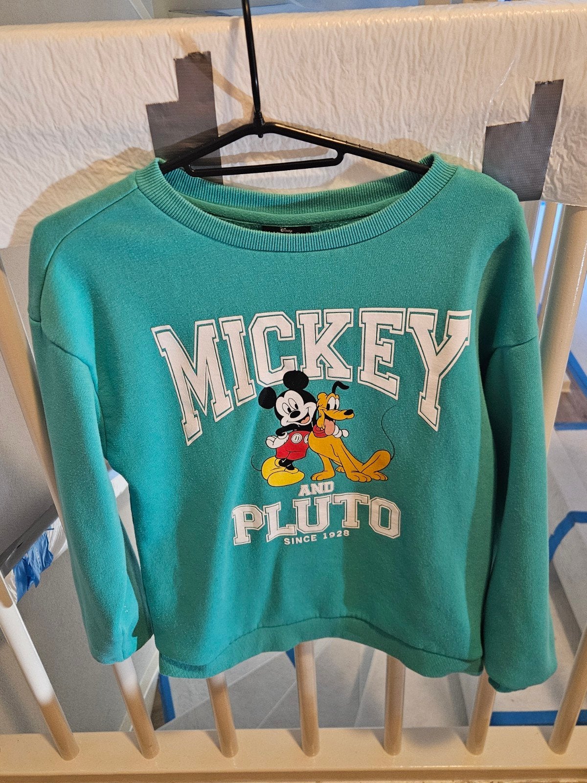 Mickey en Pluto Sweater - Groen, Kinderen en Baby's, Ophalen of Verzenden, Gebruikt, Disney, Jongen of Meisje