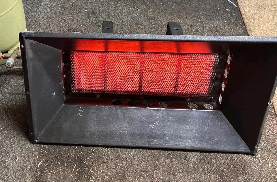 Gaskachel, terraskachel, terrasverwarmer, Ophalen, Gas, Gaskachel