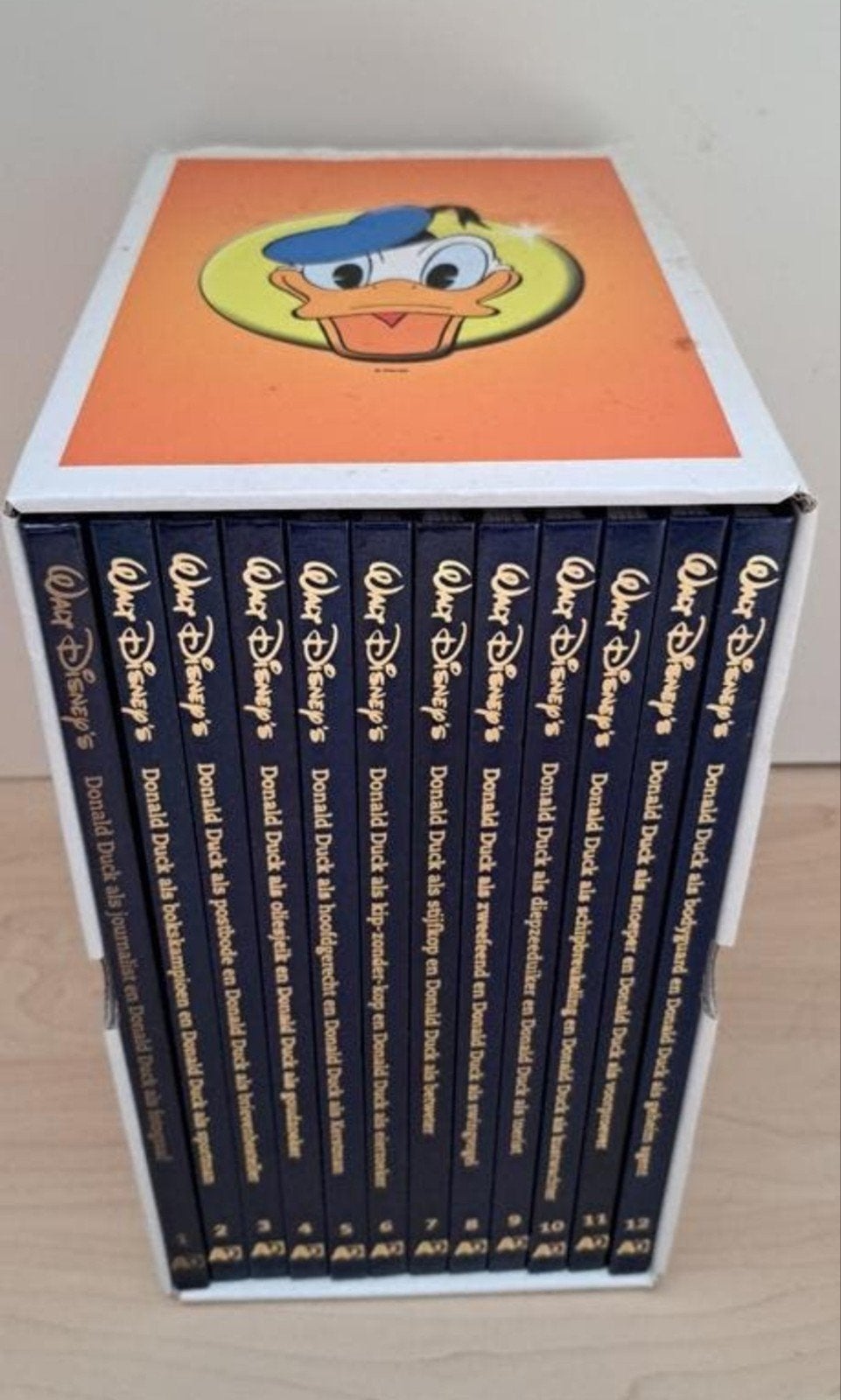 Donald Duck Collectie Luxe Uitgave in 12 Delen uit 2009, Complete serie of reeks, Ophalen of Verzenden, Zo goed als nieuw