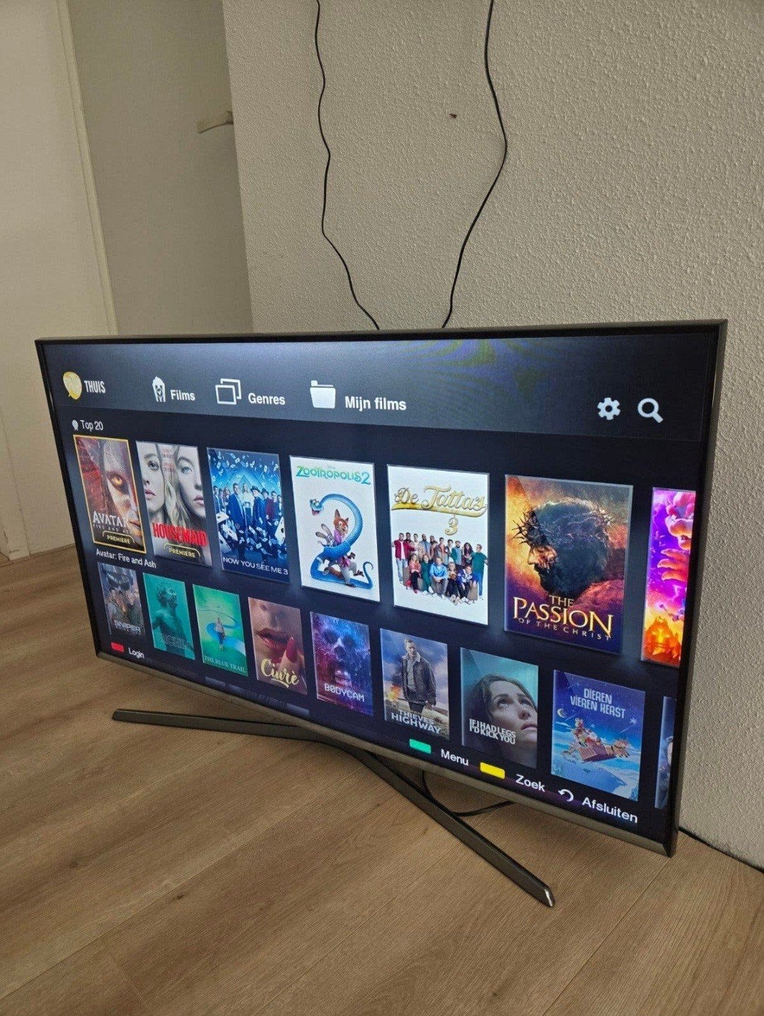 Samsung 4K LED Smart TV - 43 inch, Ophalen, 50 Hz, Zo goed als nieuw, Samsung