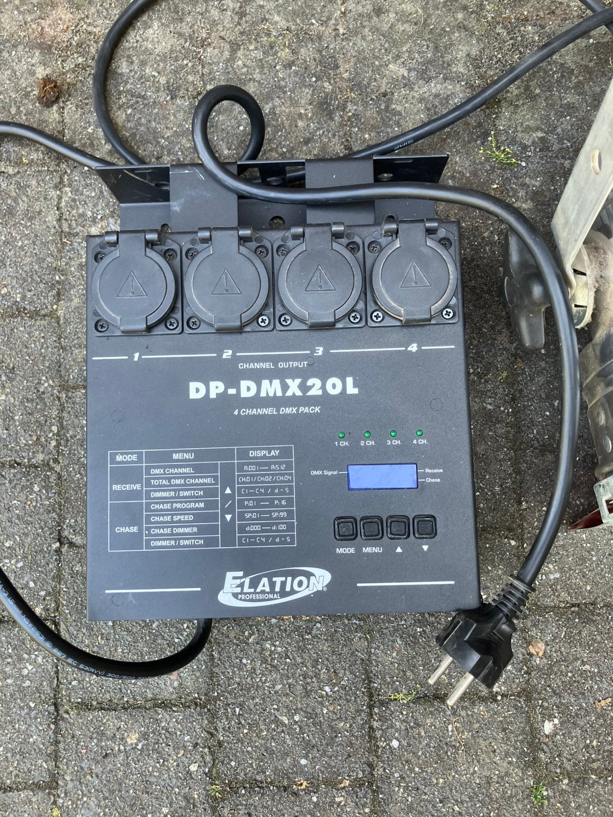 4 kanaals dmx pack ( DP-DMX20L, Ophalen of Verzenden, Gebruikt, Licht