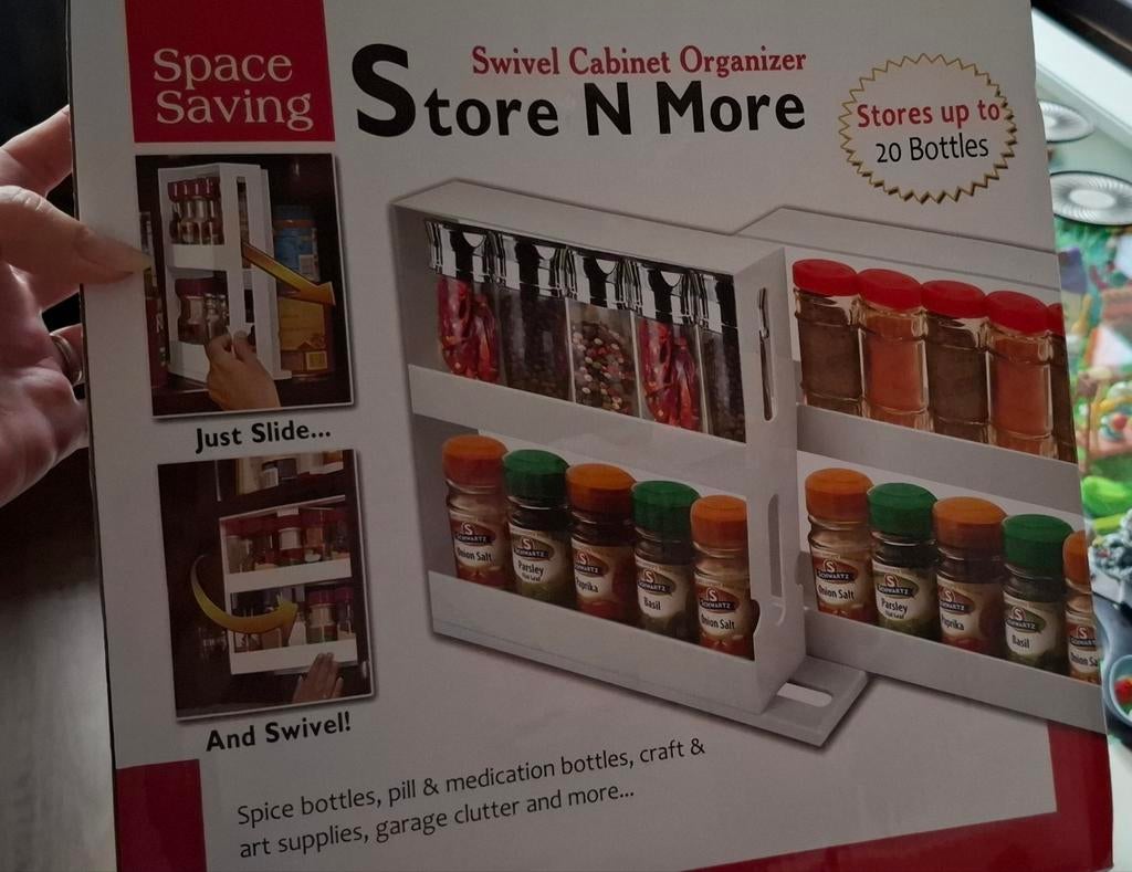 Draaibaar Kruidenrek - Swivel Spice Rack Organizer, Ophalen, Zo goed als nieuw