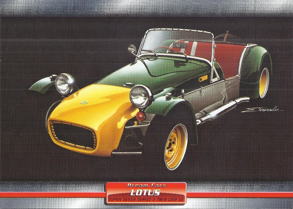 Ma426 foto lotus super seven-, Ophalen of Verzenden, Voor 1940, Zo goed als nieuw, Overige onderwerpen