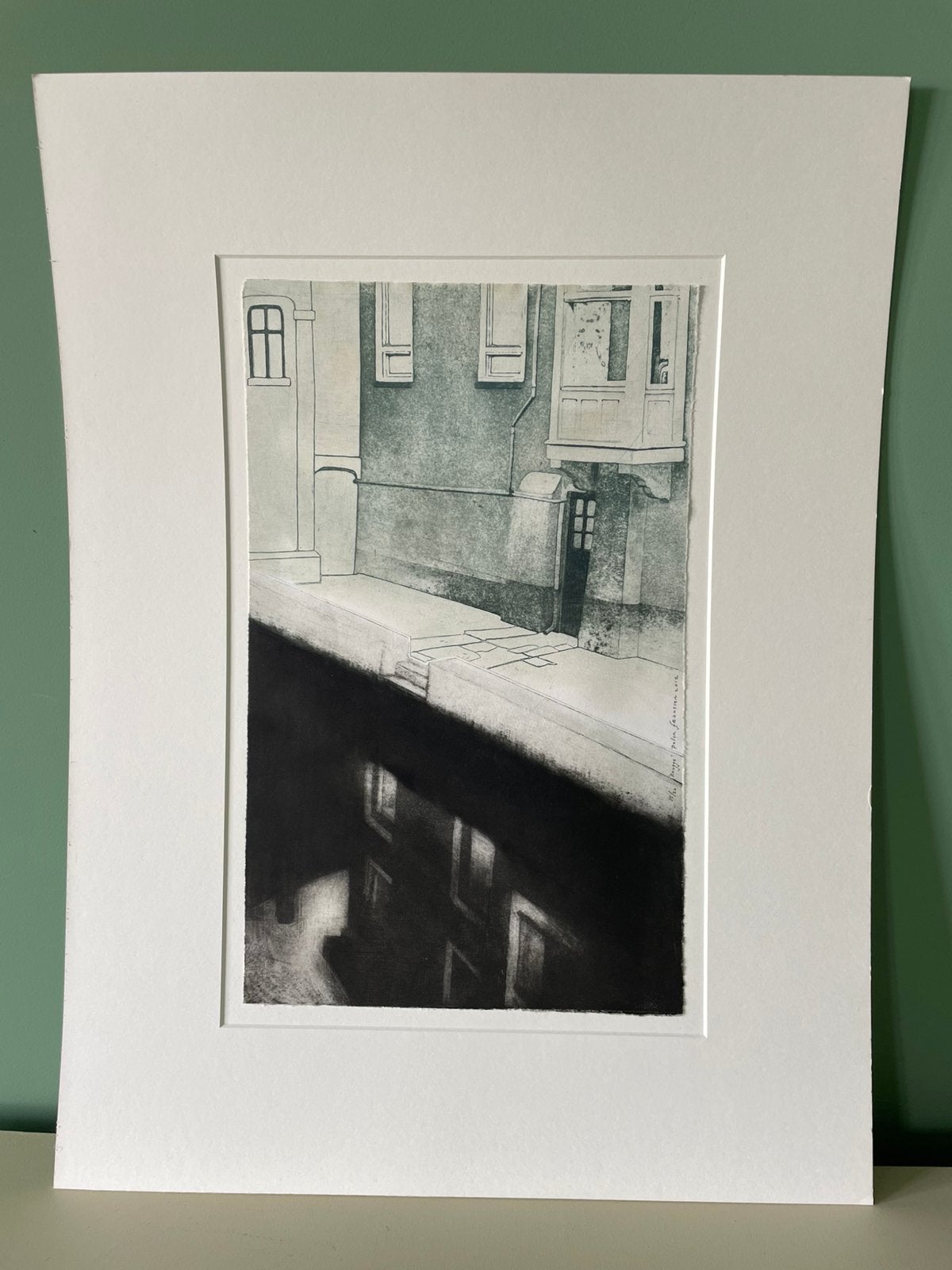 Originele Ets “Brugge” (2012) Peter Franssen - oplage 15/20, Antiek en Kunst, Kunst | Etsen en Gravures, 2000 tot heden, Ets, Stadsgezicht