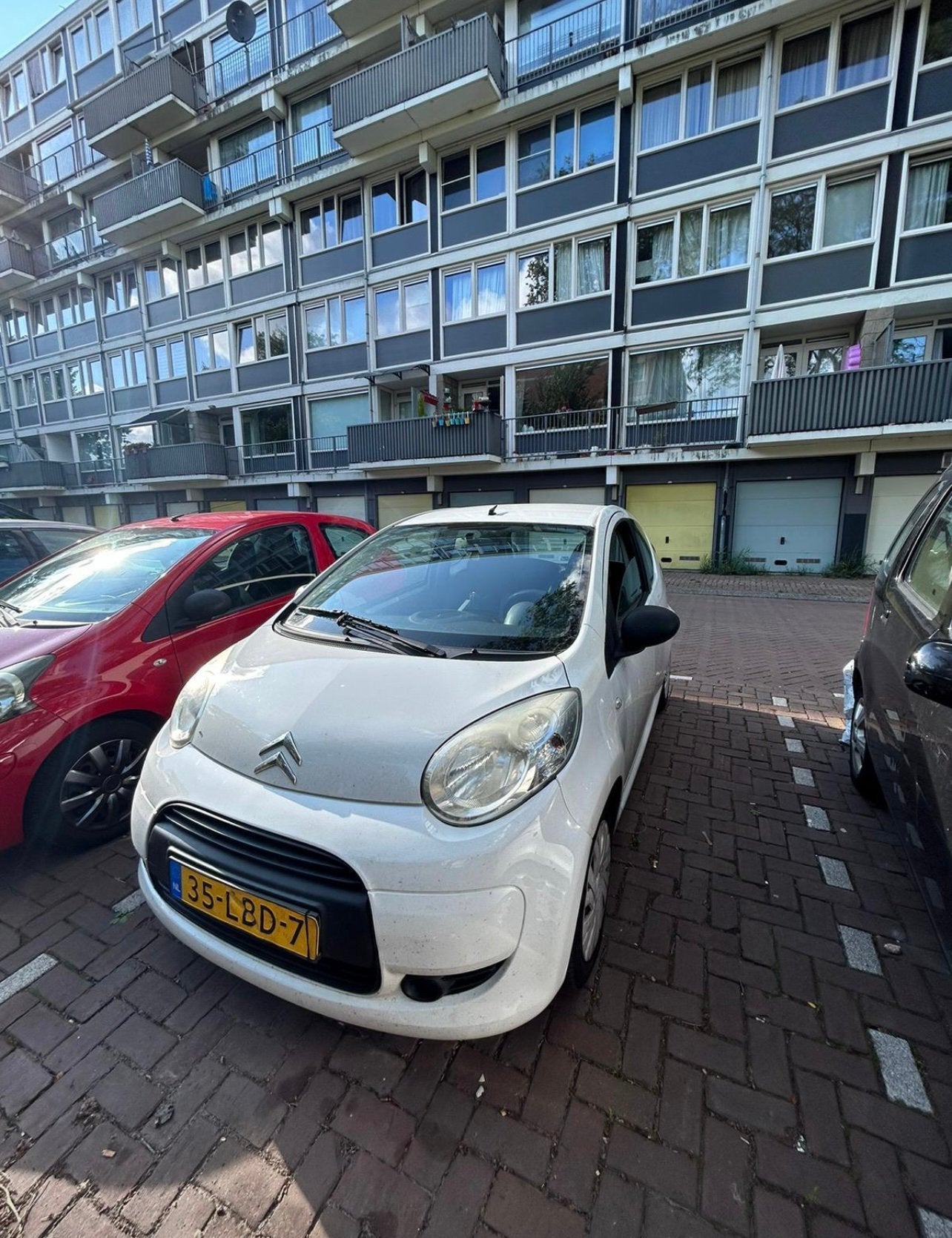 Citroën C1 1.0 3-DRS 2010 Wit, Auto's, Citroën, Voorwielaandrijving, 4 stoelen, C1, Origineel Nederlands